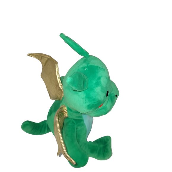 FAO Schwarz Plush Green Dragon Stuffed Animal Toy LED Lights Sound - Picture 9 of 16